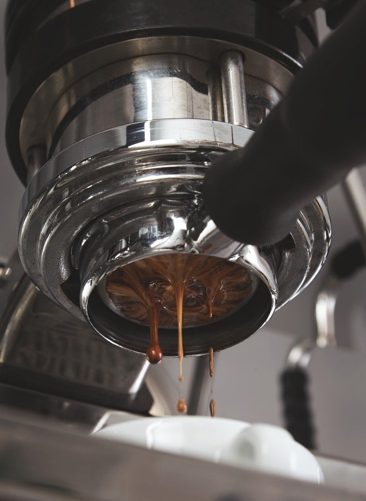 Espressomaschine mit Siebträger