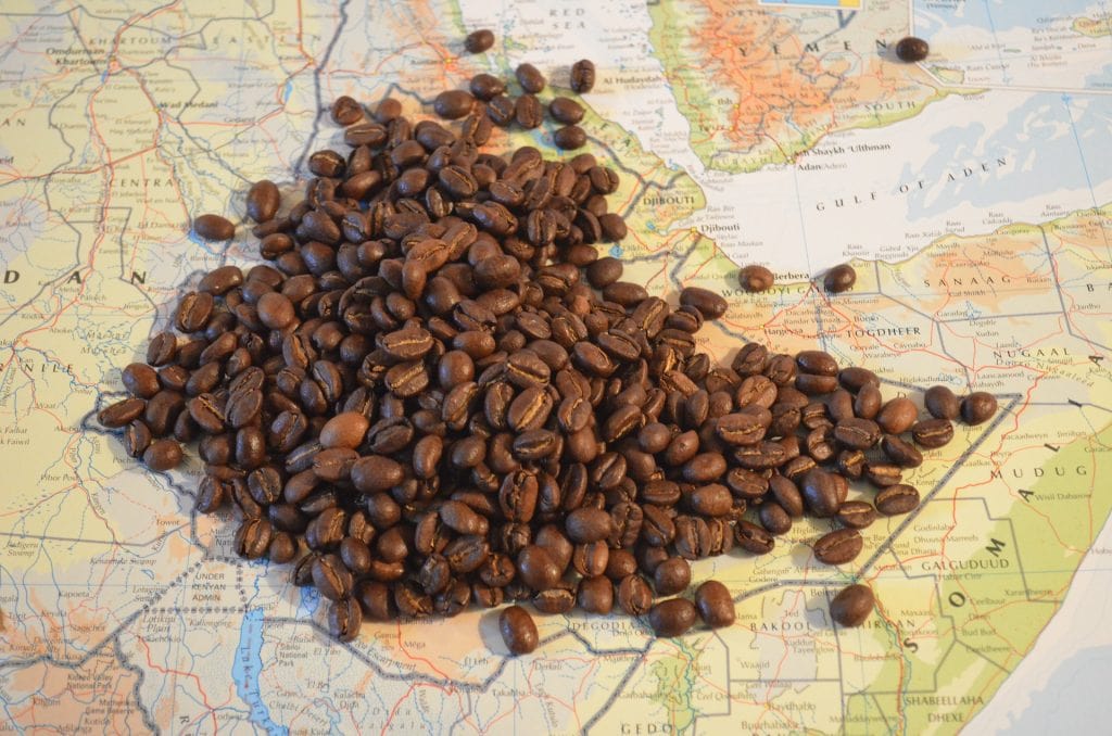 Herkunft der Kaffeebohne