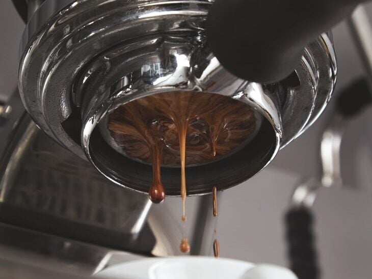 Espresso mit dickflüssiger Konsistenz