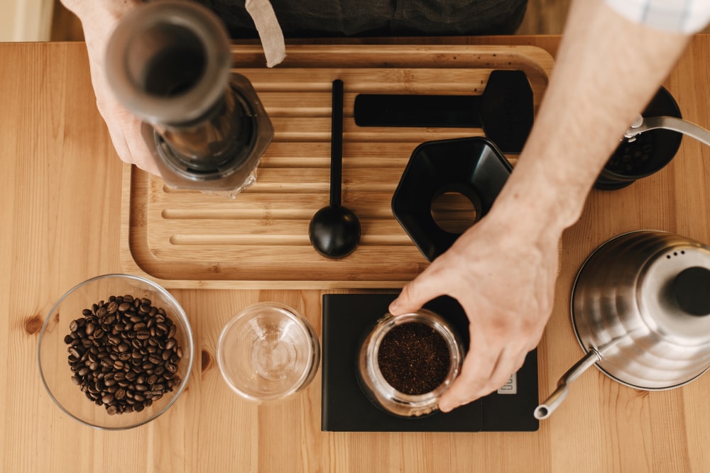 Küchenwaage Kaffee wiegen